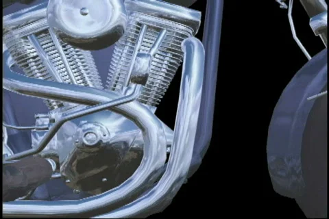 1936 motorcycle Stock Footage 822298