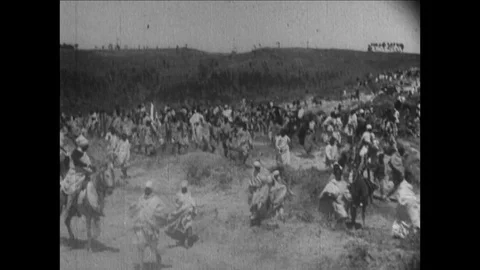 1936-Second Italo-Abyssinian War / Ethiopia / 1935 - 1936 Stock Footage 77823169