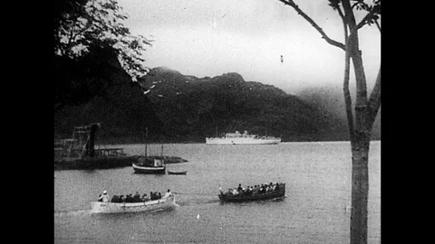 1936-Ship Journey / S.S. Reliance / 1936 Stock Footage