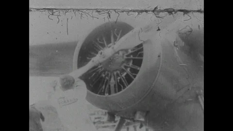 1937-Amelia Earhart / Flight Pioneer / Aviation History / 1932 - 1937 Stock Footage 77895342