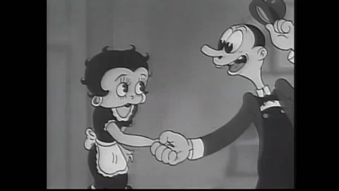 1937 - In this animated film, Betty Boop... | Stock Video | Pond5