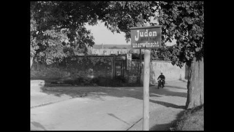1937-Anti-Semitism / 3rd Reich / Germany / 1937 Stock Footage