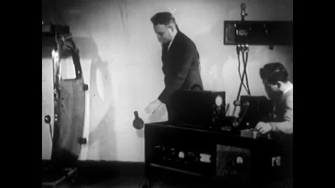 1937 - Engineers sound proofing the 1937 Plymouth, a close up of a high heel Stock Footage