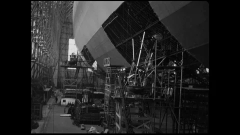 1937-Factory / Aeronautical Industry / Germany / 1937 Stock Footage