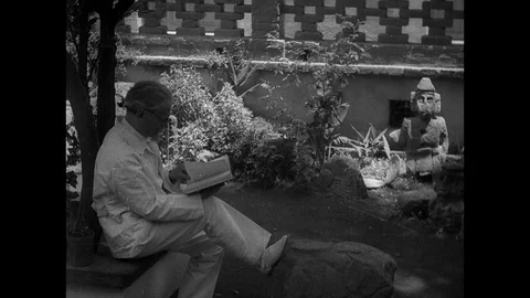 1937-Leon Trotsky / Exile / Mexico / 1937 Stockbeeldmateriaal 77931075