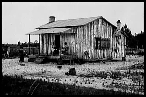 1938 - Doctors and nurses canvas rural Georgia, looking for volunteers for a Stock Footage 100075348
