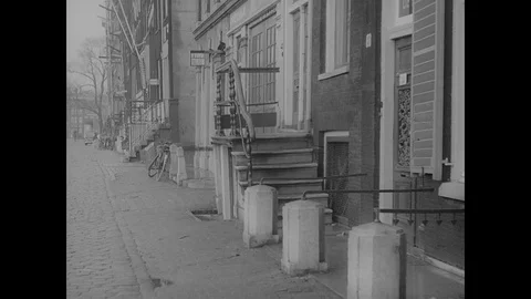 1938-Jewish Refugee / Paris / 1938 Stock Footage