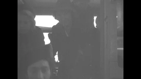 1938-Jewish Refugee / Prague / Czechoslovakia / 1938 Stock Footage