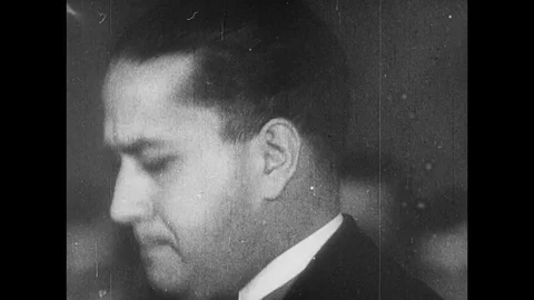1938-League of Nations / Geneva / Switzerland / 1935 - 1938 Stock Footage