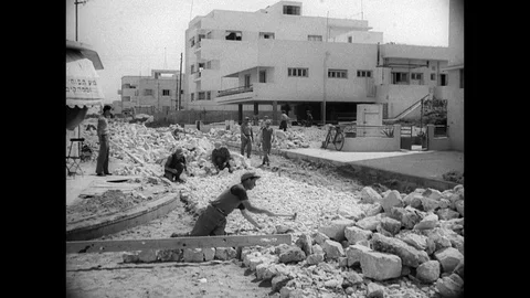 1938-Palestine / Tel Aviv / 1938 Stock Footage