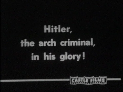 1939-Adolf Hitler / Speech / Germany / 1930-1939 Stock Footage