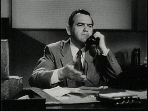 1939-Alexander Graham Bell / Telephone / 1910-1949 Stock Footage