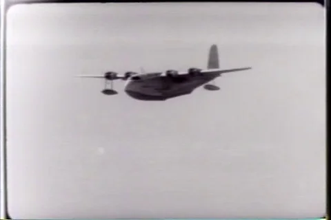 1939 Bermuda Plane Crash archival footage Stock Footage 124696441