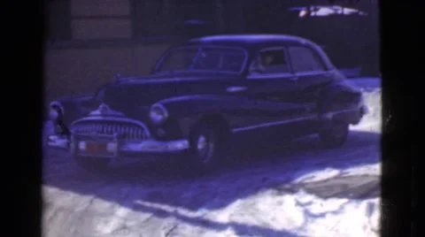 1939: the hatted men who drove somewhere and there LOS ANGELES, CALIFORNIA Stock Footage