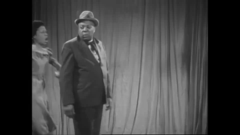 1939 - In this race comedy, a comedian does a routine about murdering his Stock Footage 141443273