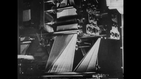 1939-Second World War / Declaration of War / Newspaper / France / Great Britain Stock Footage 77897412