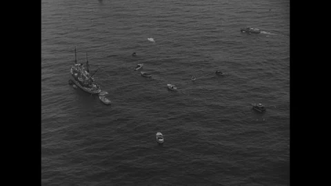 1939-USS Squalus / Submarine / Catastrophe / 1939 Stock Footage