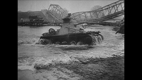 1939 WORLD WAR TWO POLAND INVASION: Germany Nazis arrive Stock Footage 77961026