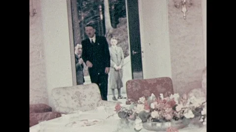 1940-Adolf Hitler / Berghof / Obersalzberg / 1938-1940 Stock Footage