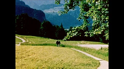 1940-Adolf Hitler / Berghof / Obersalzberg / 1938-1940 Stock Footage
