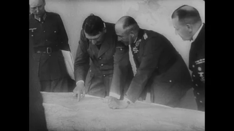 1940-Adolf Hitler / Second World War / FÙhrer Headquarters / 1940 Stock Footage 77886158