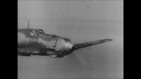 1940-Aerial Warfare / Second World War / Great Britain / 1940 Stock Footage 77818720