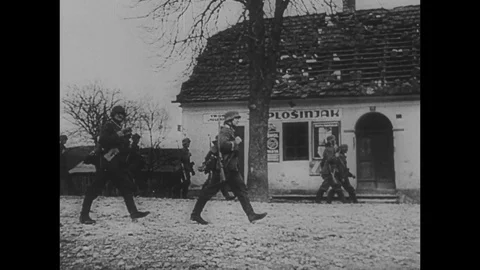 1940-Balkans Campaign / Second World War / 1940 Stock Footage 77892716