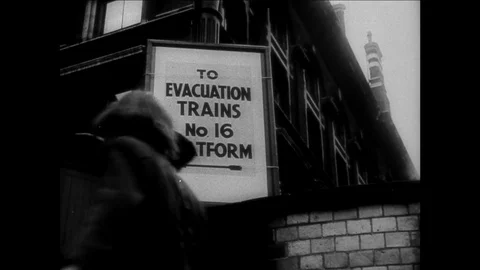 1940-The Blitz / Second World War / London / 1940 Stock Footage