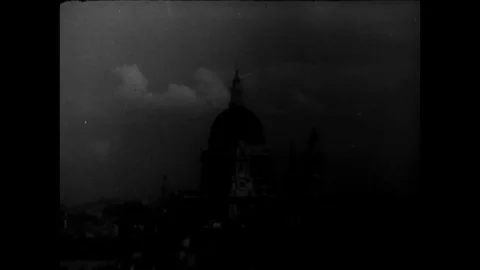 1940-The Blitz / Second World War / London / 1940 Stock Footage 77818829