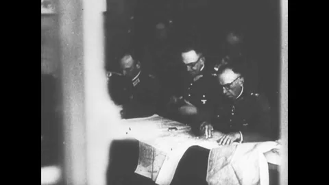 1940 - In this documentary directed by Frank Capra, the Luftwaffe bombs Stock Footage 136199011