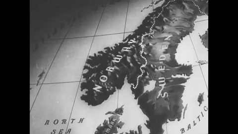 1940 - In this documentary directed by Frank Capra, Nazi troops invade and Video stock 136199123