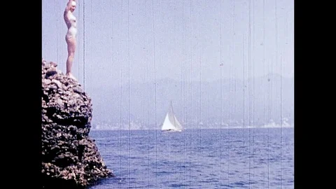 1940-Eva Braun / Travel / Italy / 1940 Stock Footage