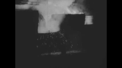 1940 - In this Frank Capra documentary, British men and women are seen working Stock Footage 136194102