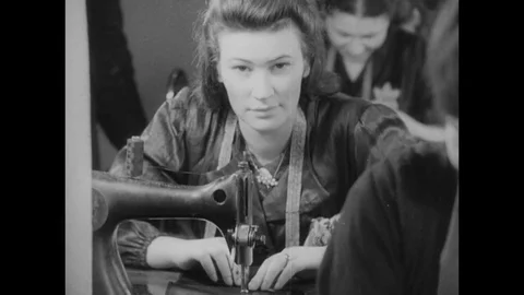 1940-Jewish Ghetto / Dombrova / Poland / 1939 - 1940 Stock Footage