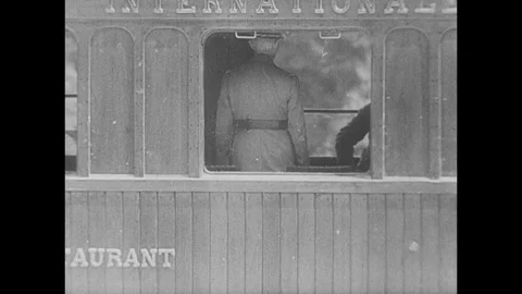 1940-Second Armistice at Compigne / Adolf Hitler / Jun 22, 1940 Stock Footage 77892697