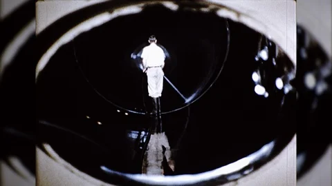 1940s Aging Tank Fermentation Brewery Beer Making Vintage Film Industrial Movie Video stock 107761271