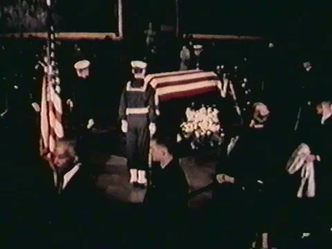 1940s- An Air Force pilot performs a test run on a clear day and records data on Stock Footage 75188199