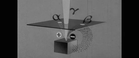 1940s: Animation of rays coming from box... | Stock Video | Pond5
