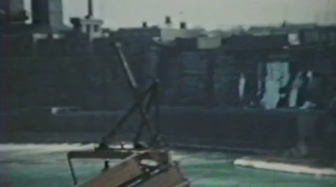 1940's - Bridge Construction 5 - Niagara falls Stock Footage 6526587