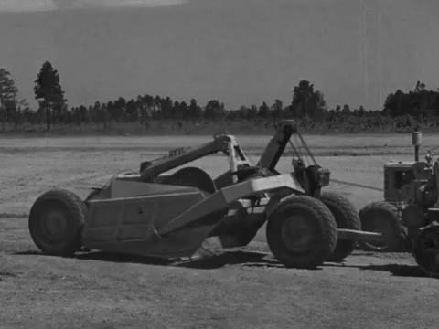 1940s: Construction vehicles Stock Footage 231734070