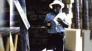 1940S Happy Smiling Boy Drinks Coke African American Black Vintage Film Movie Stock Footage