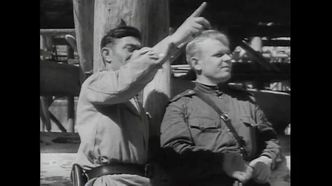 1940s Post-War Austrian laborers working hard to re-build Vienna. 動画素材 118837959