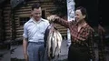 1940s Proud Woman Gone Fishing Holds Fish LOVING COUPLE Vintage Film Home Movie 4k or 4k+ Resolution