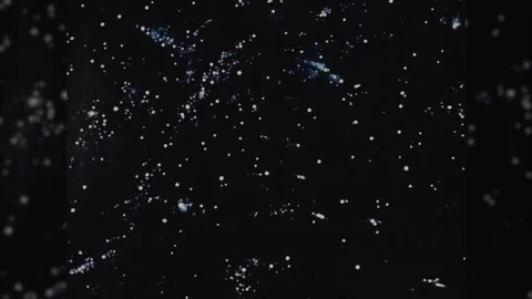 1940s Star Trek Deep Space Stars Night Sky Galaxy Universe Vintage Film Movie Stock Footage 88114541
