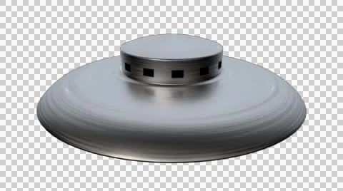 1940s UFO with Alpha Channel Stock Footage 42805152