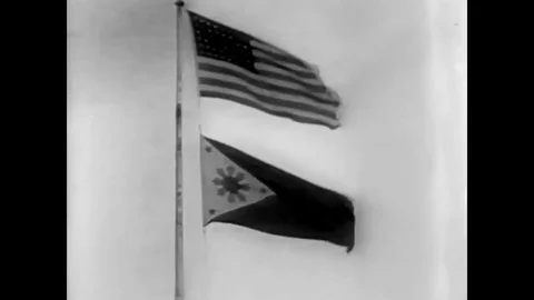 1940s - USAF fighter pilots under the command of General Douglas MacArthur fight Stock Footage 82998467