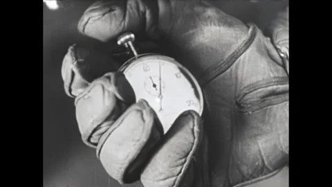 1940s WW2: 1940s Commander of a German submarine orders torpedo attack, 4K Stock Footage 260267385