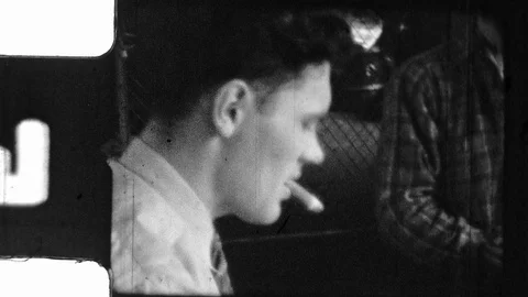 1940s Young Men PLAYING CARDS Game Gamble Gambling Vintage Old Film Home Movie Vidéo 108277656