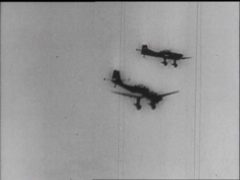 1941-Attack / Wehrmacht / Second World War Stock Footage