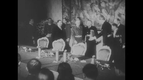 1941-Axis Powers / Joining / Bulgaria / Mar 1, 1941 Stock Footage 77892711